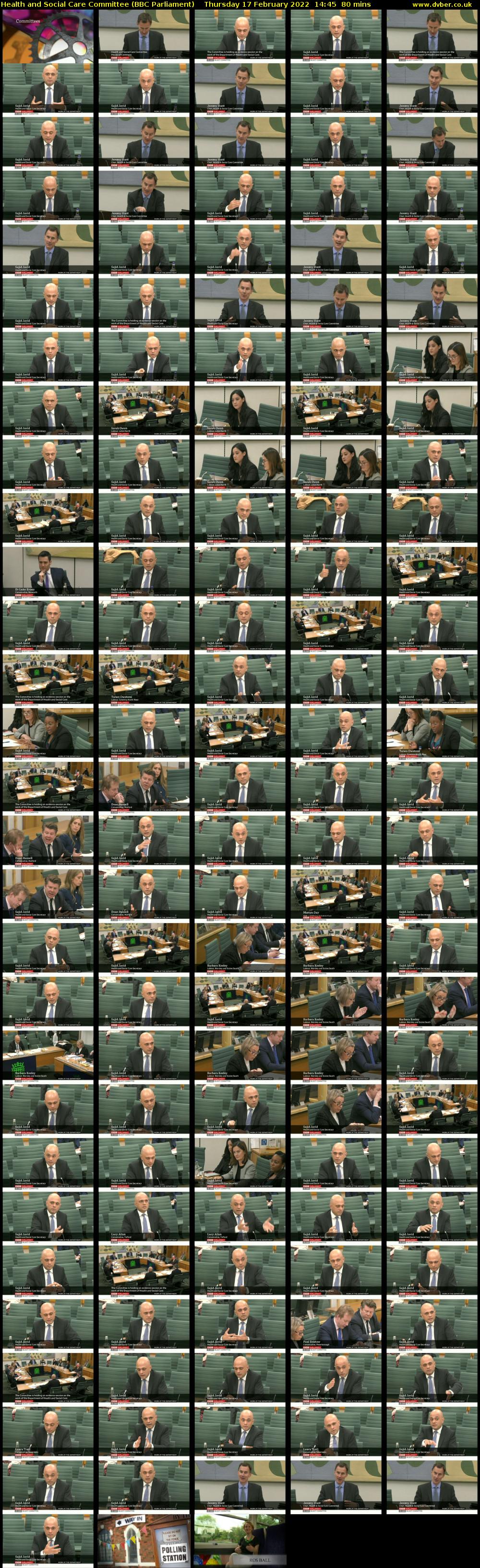 Health and Social Care Committee (BBC Parliament) Thursday 17 February 2022 14:45 - 16:05