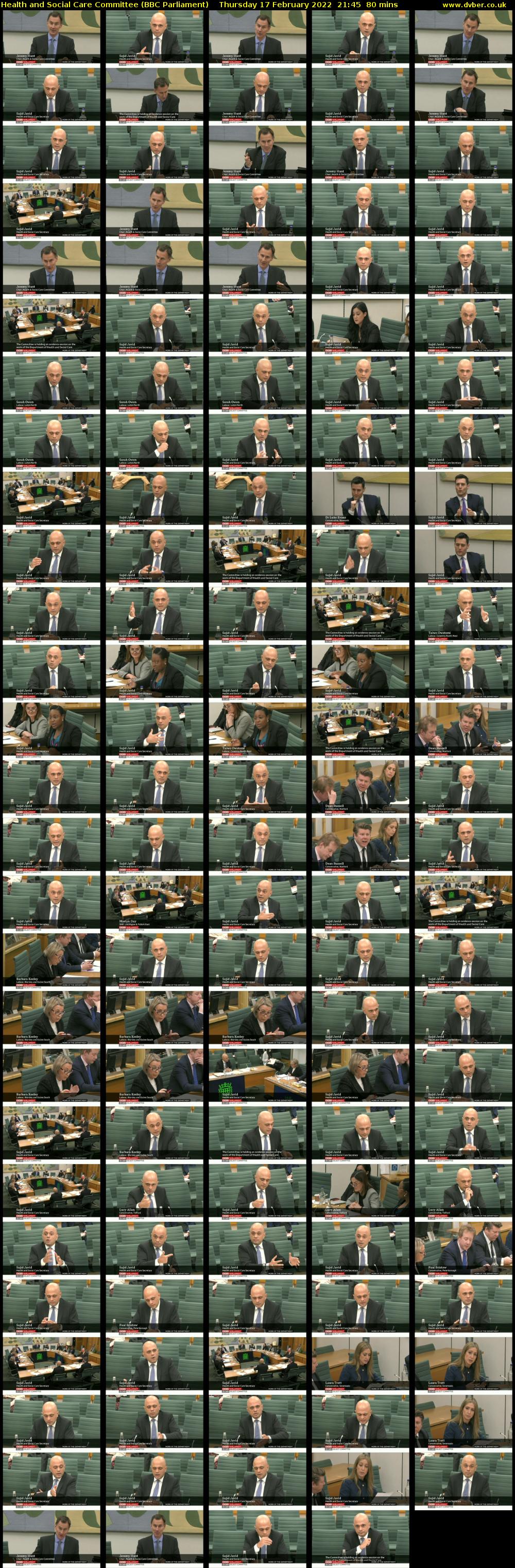 Health and Social Care Committee (BBC Parliament) Thursday 17 February 2022 21:45 - 23:05