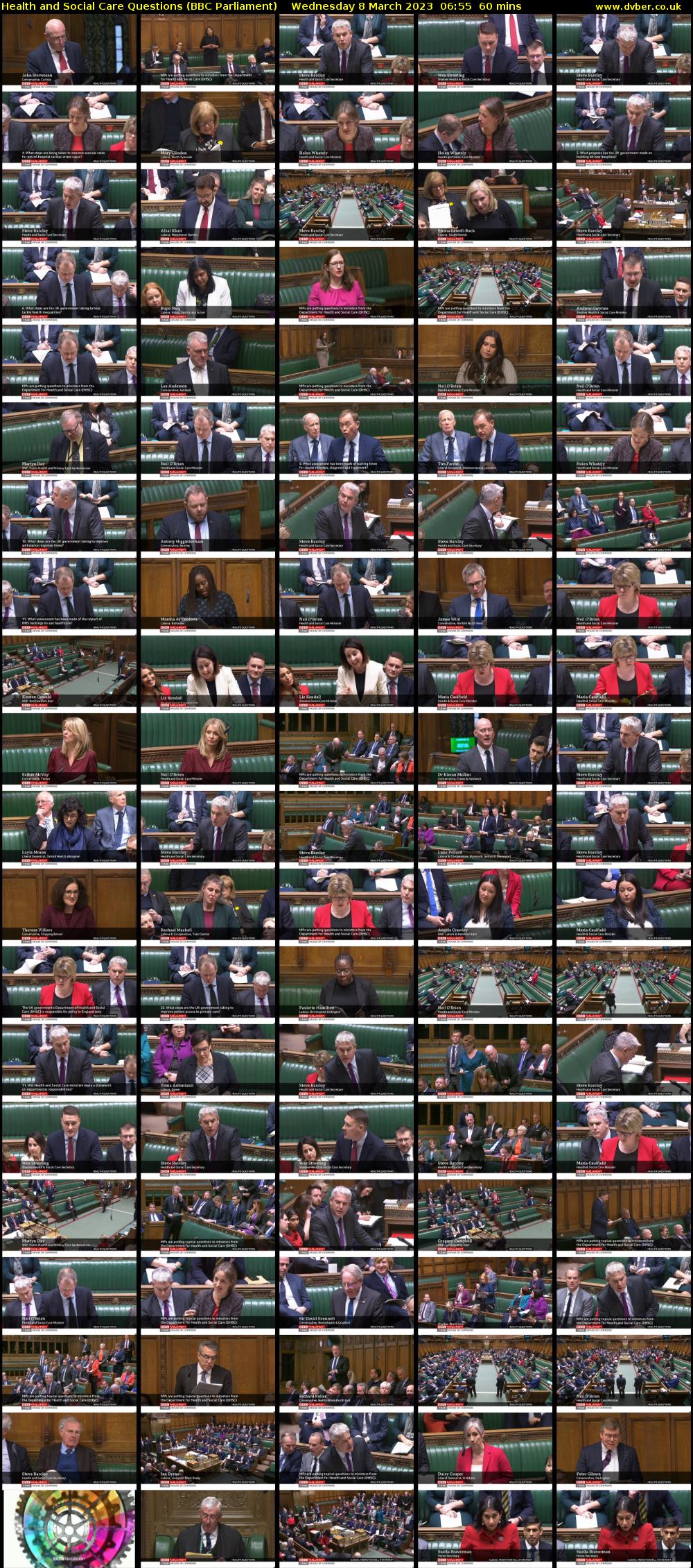 Health and Social Care Questions (BBC Parliament) Wednesday 8 March 2023 06:55 - 07:55