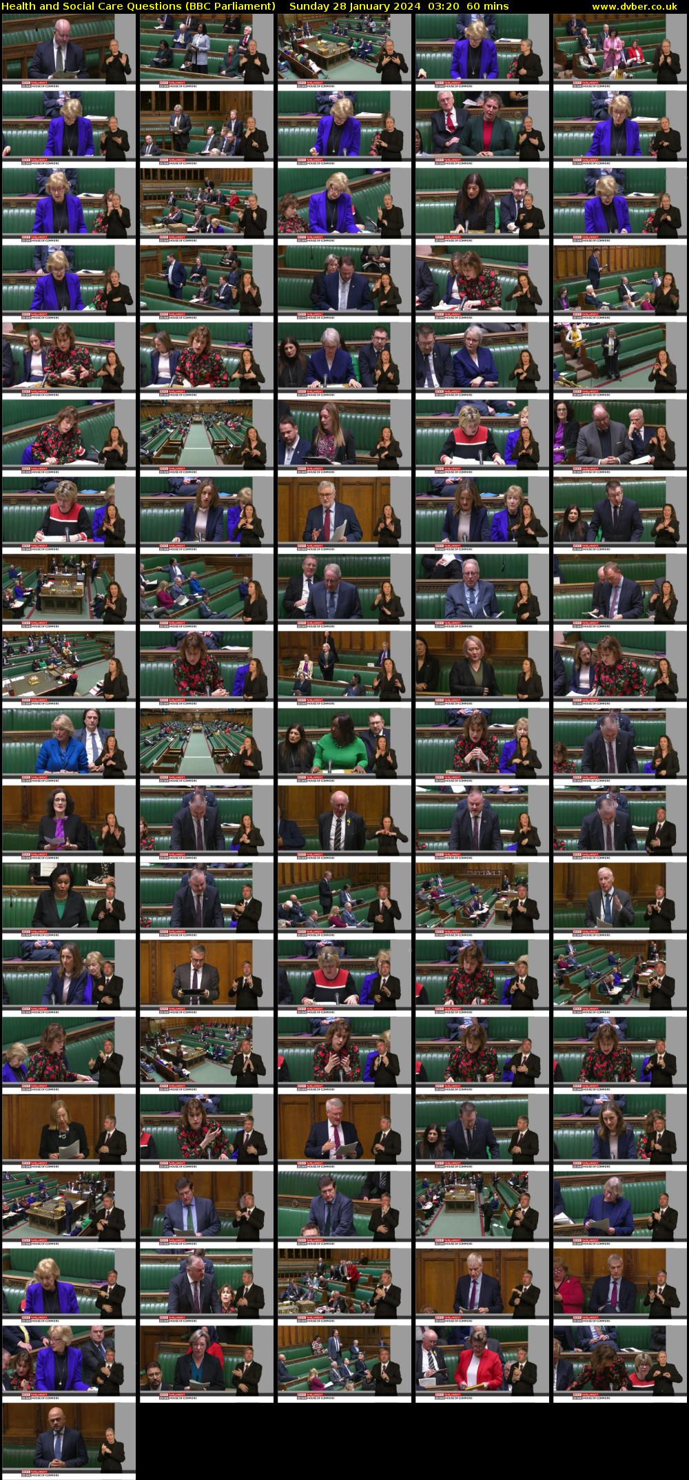 Health and Social Care Questions (BBC Parliament) Sunday 28 January 2024 03:20 - 04:20