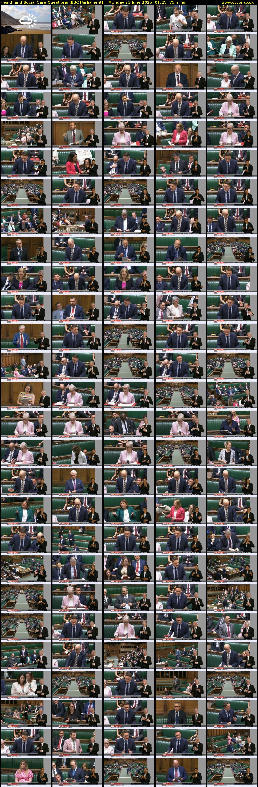 Health and Social Care Questions (BBC Parliament) Monday 23 June 2025 01:25 - 02:40