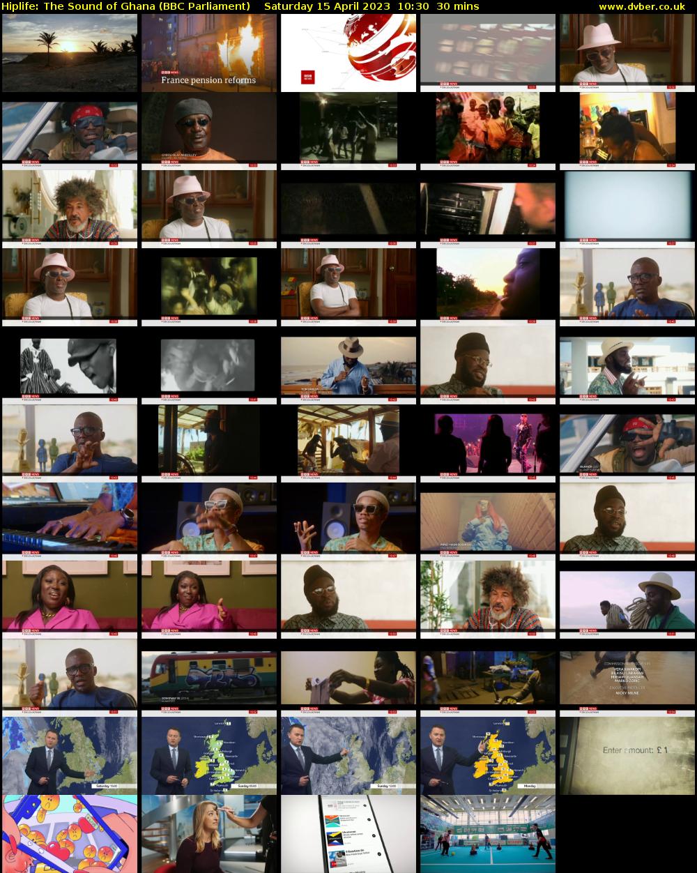 Hiplife: The Sound of Ghana (BBC Parliament) Saturday 15 April 2023 10:30 - 11:00