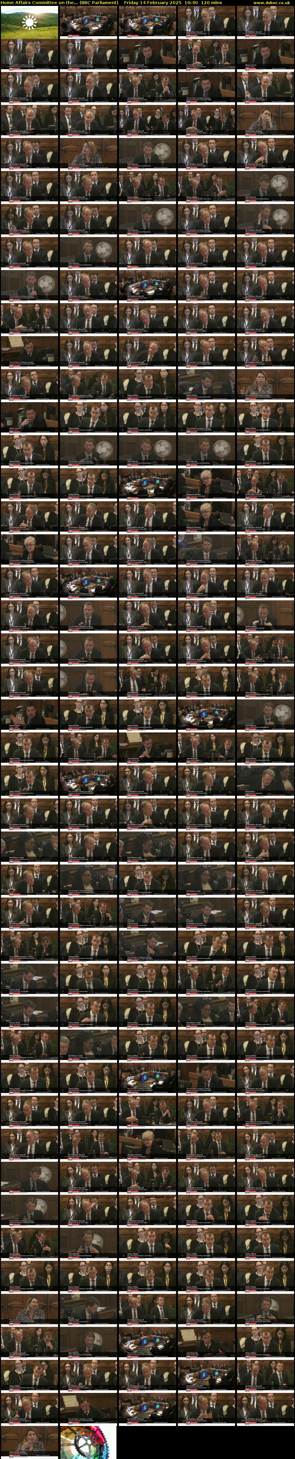 Home Affairs Committee on the... (BBC Parliament) Friday 14 February 2025 10:40 - 12:40