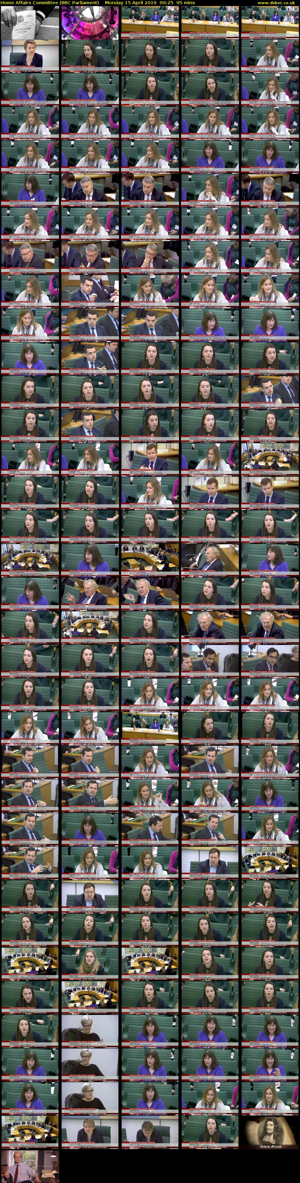 Home Affairs Committee (BBC Parliament) Monday 15 April 2019 00:25 - 02:00