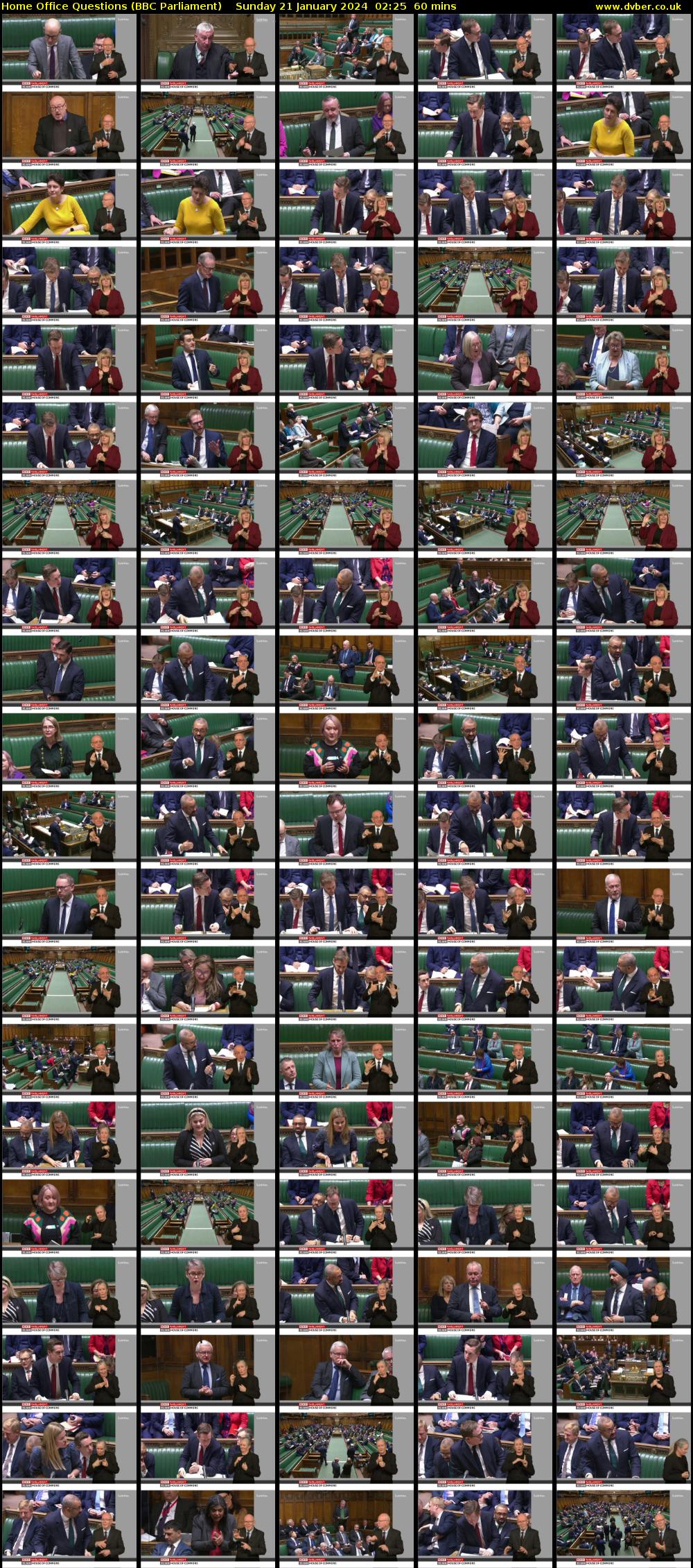 Home Office Questions (BBC Parliament) Sunday 21 January 2024 02:25 - 03:25