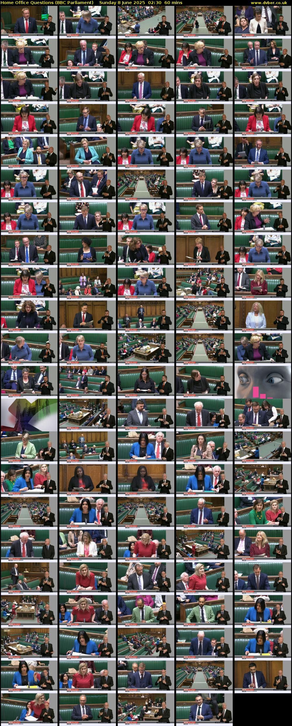 Home Office Questions (BBC Parliament) Sunday 8 June 2025 02:30 - 03:30