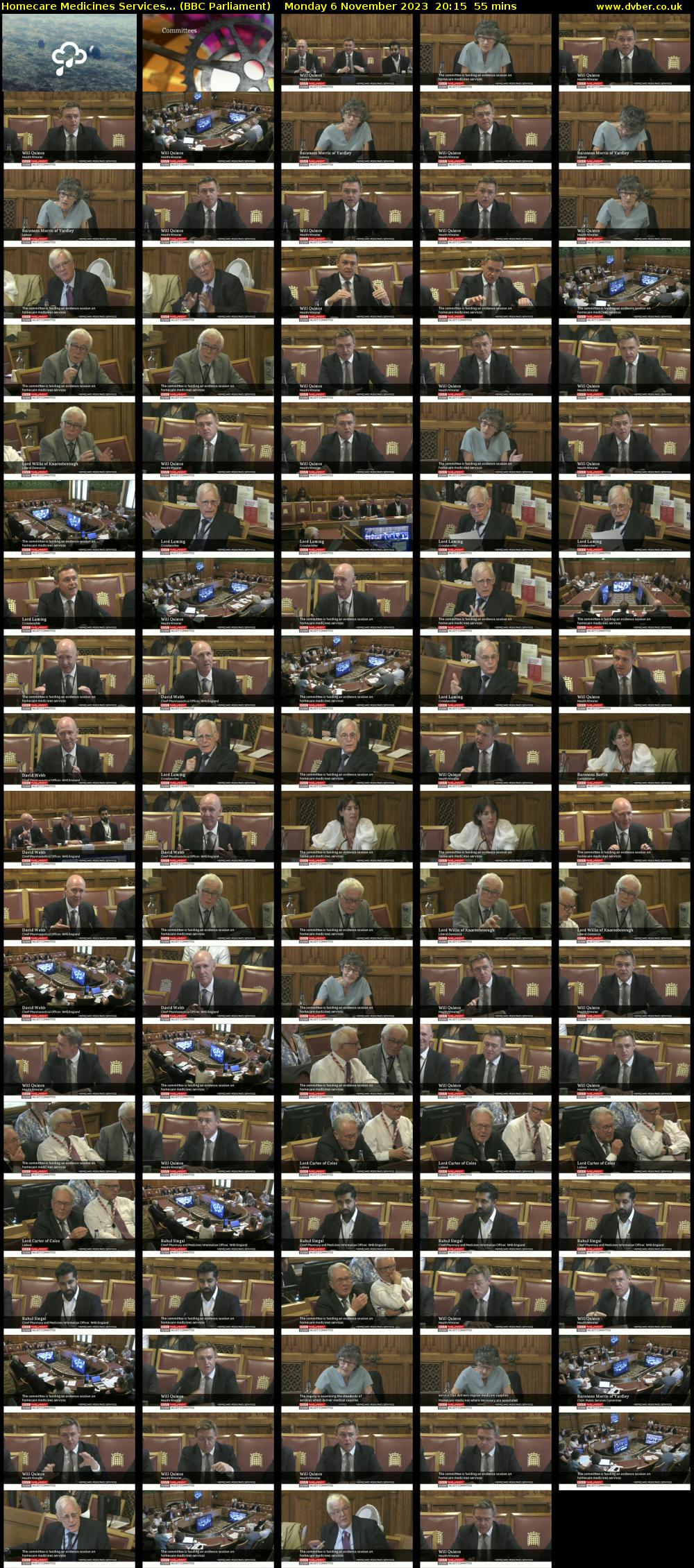 Homecare Medicines Services... (BBC Parliament) Monday 6 November 2023 20:15 - 21:10