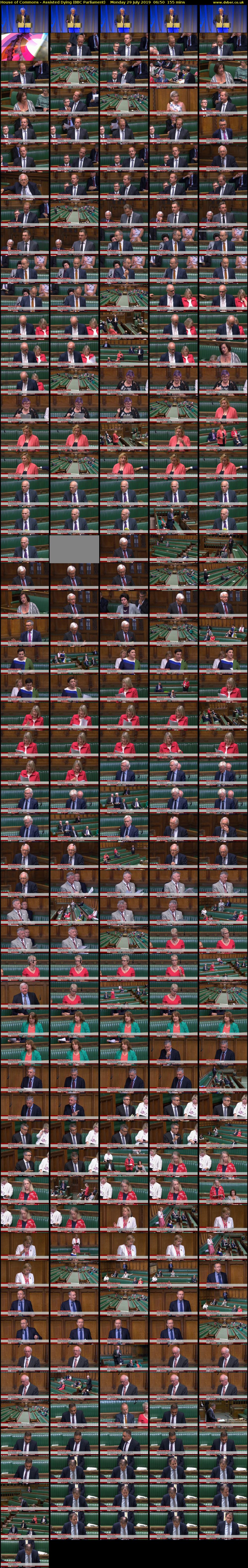 House of Commons - Assisted Dying (BBC Parliament) Monday 29 July 2019 06:50 - 09:25