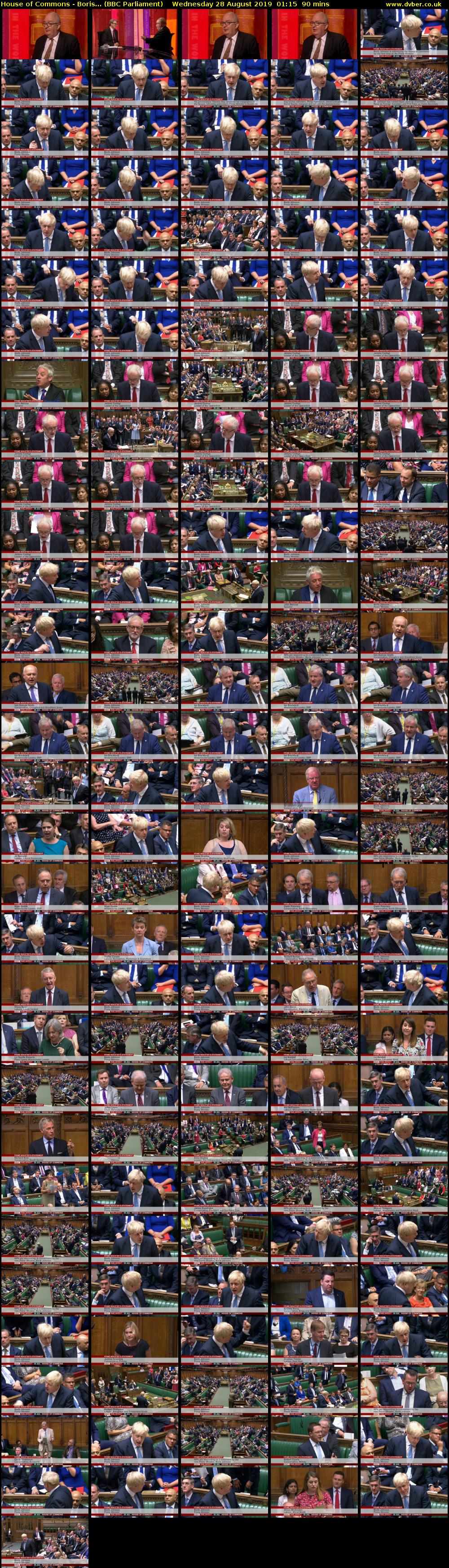 House of Commons - Boris... (BBC Parliament) Wednesday 28 August 2019 01:15 - 02:45