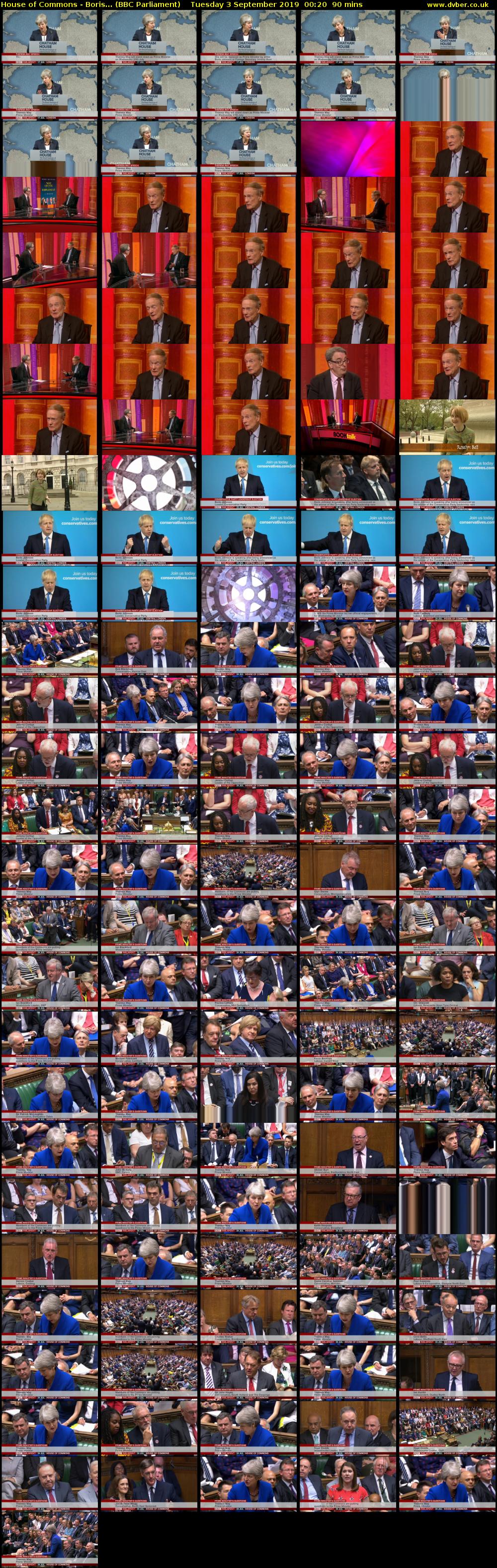 House of Commons - Boris... (BBC Parliament) Tuesday 3 September 2019 00:20 - 01:50