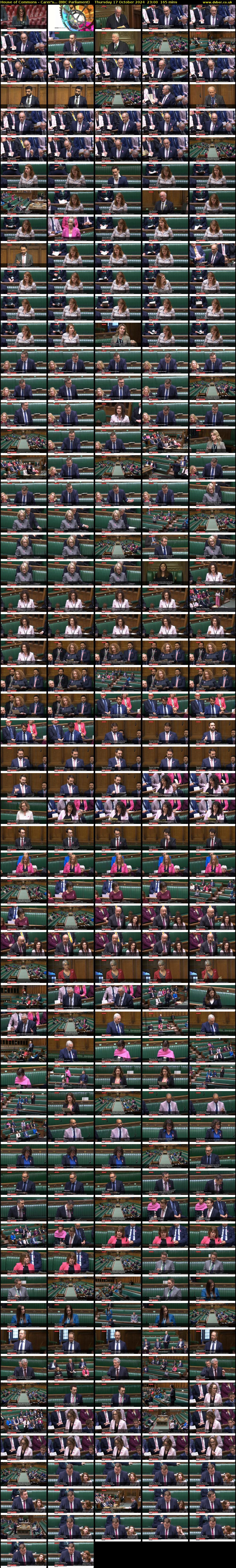 House of Commons - Carer's... (BBC Parliament) Thursday 17 October 2024 23:00 - 01:45