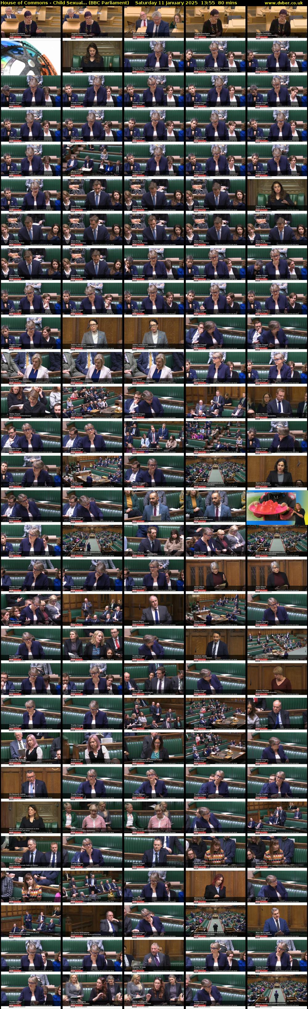 House of Commons - Child Sexual... (BBC Parliament) Saturday 11 January 2025 13:55 - 15:15
