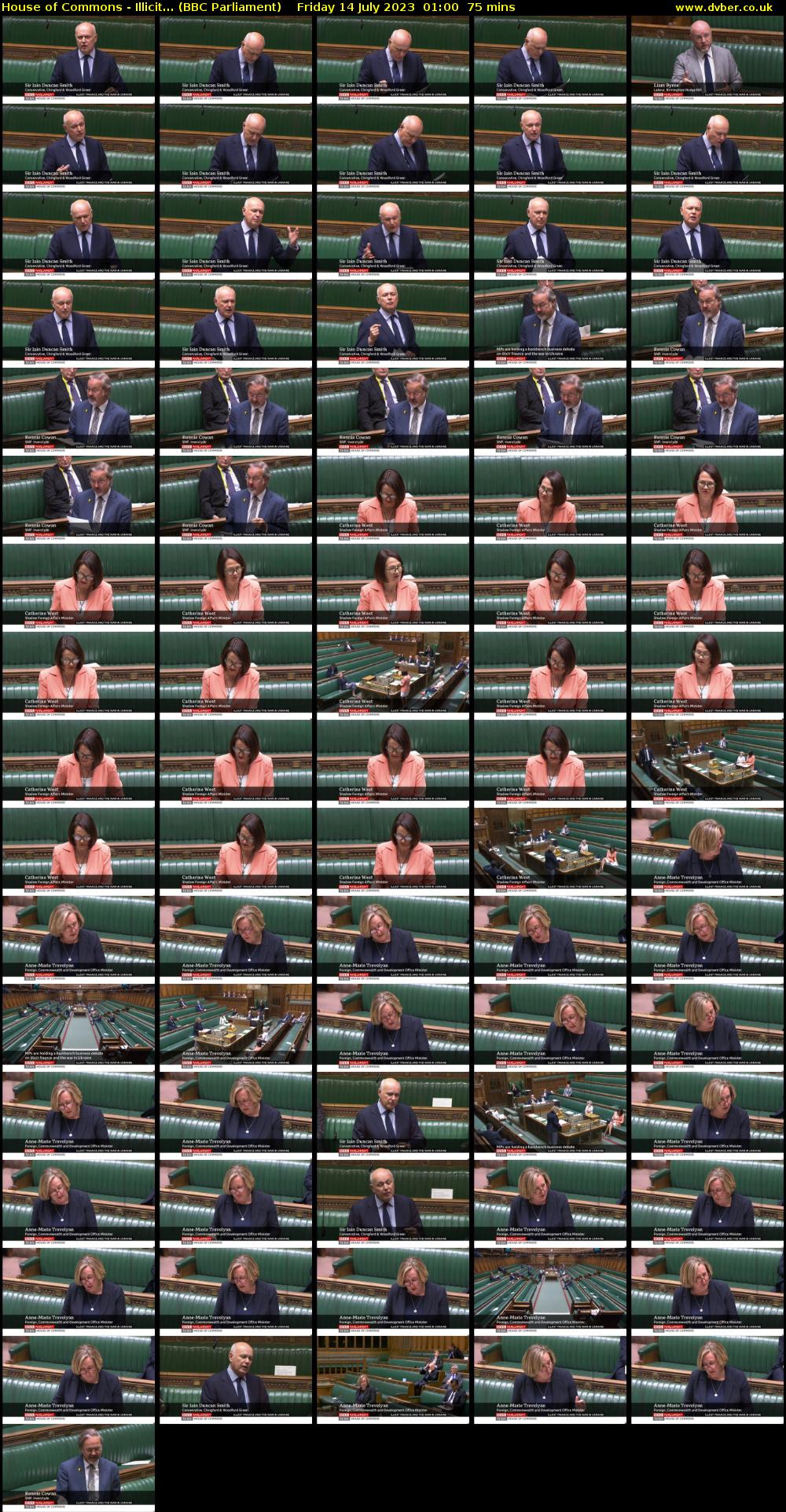 House of Commons - Illicit... (BBC Parliament) Friday 14 July 2023 01:00 - 02:15