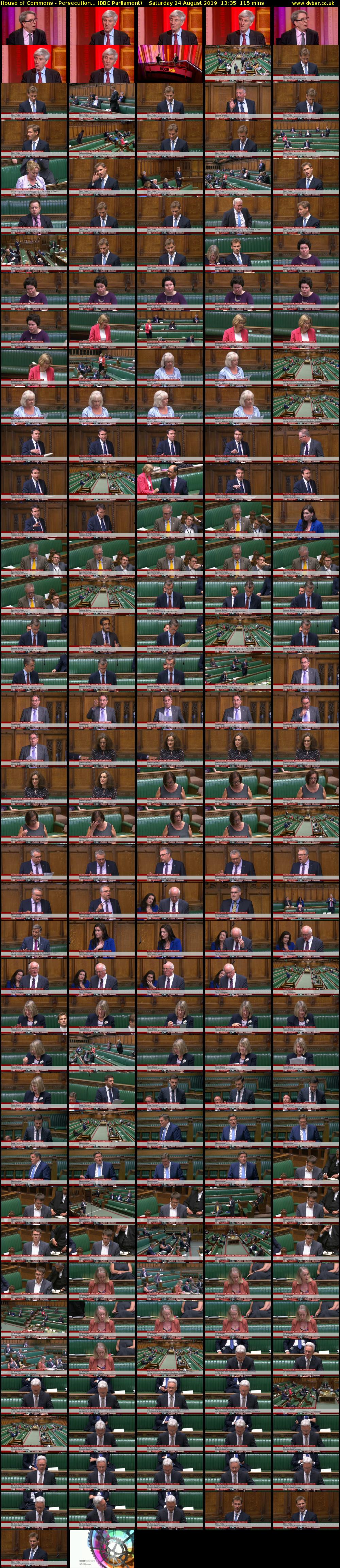House of Commons - Persecution... (BBC Parliament) Saturday 24 August 2019 13:35 - 15:30