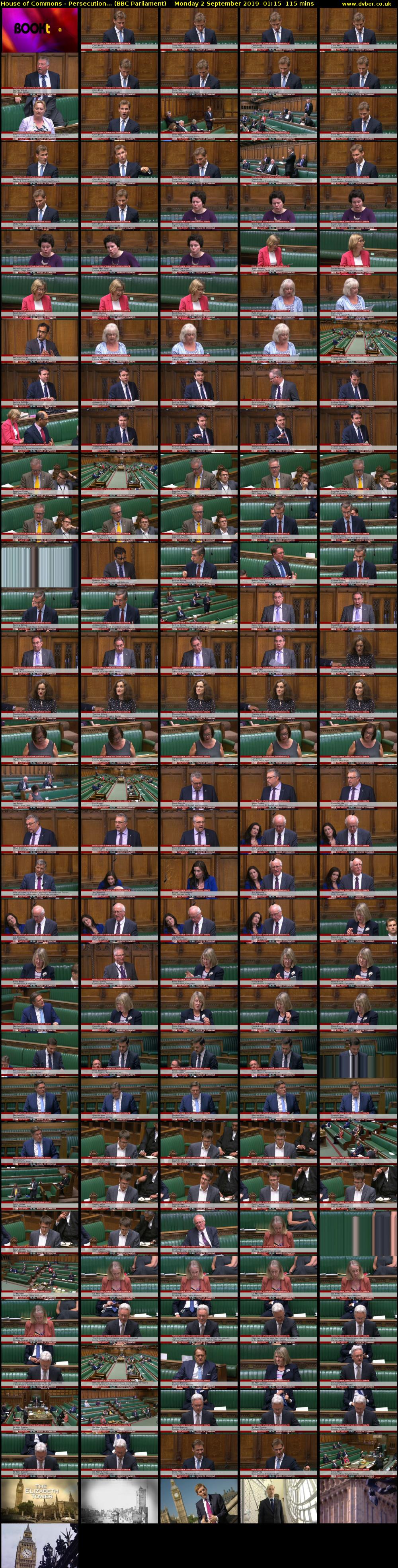 House of Commons - Persecution... (BBC Parliament) Monday 2 September 2019 01:15 - 03:10