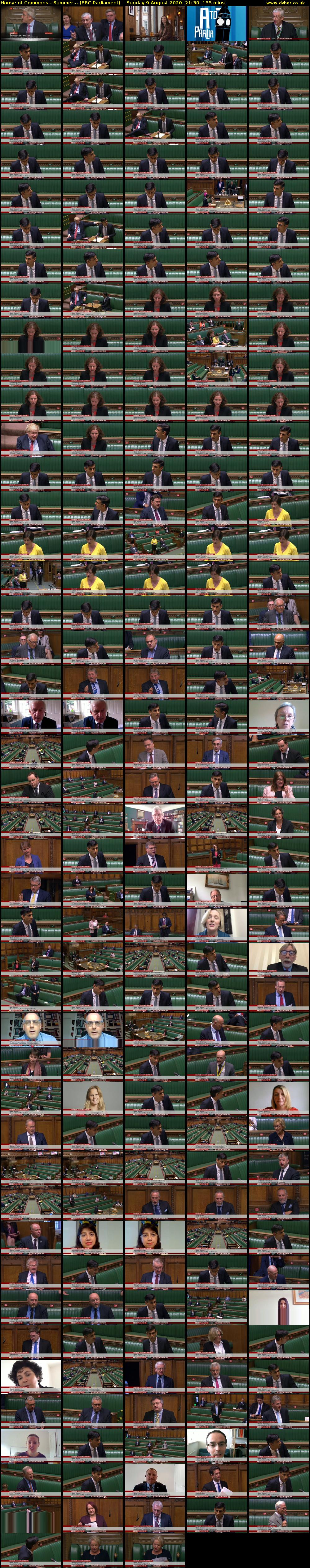 House of Commons - Summer... (BBC Parliament) Sunday 9 August 2020 21:30 - 00:05