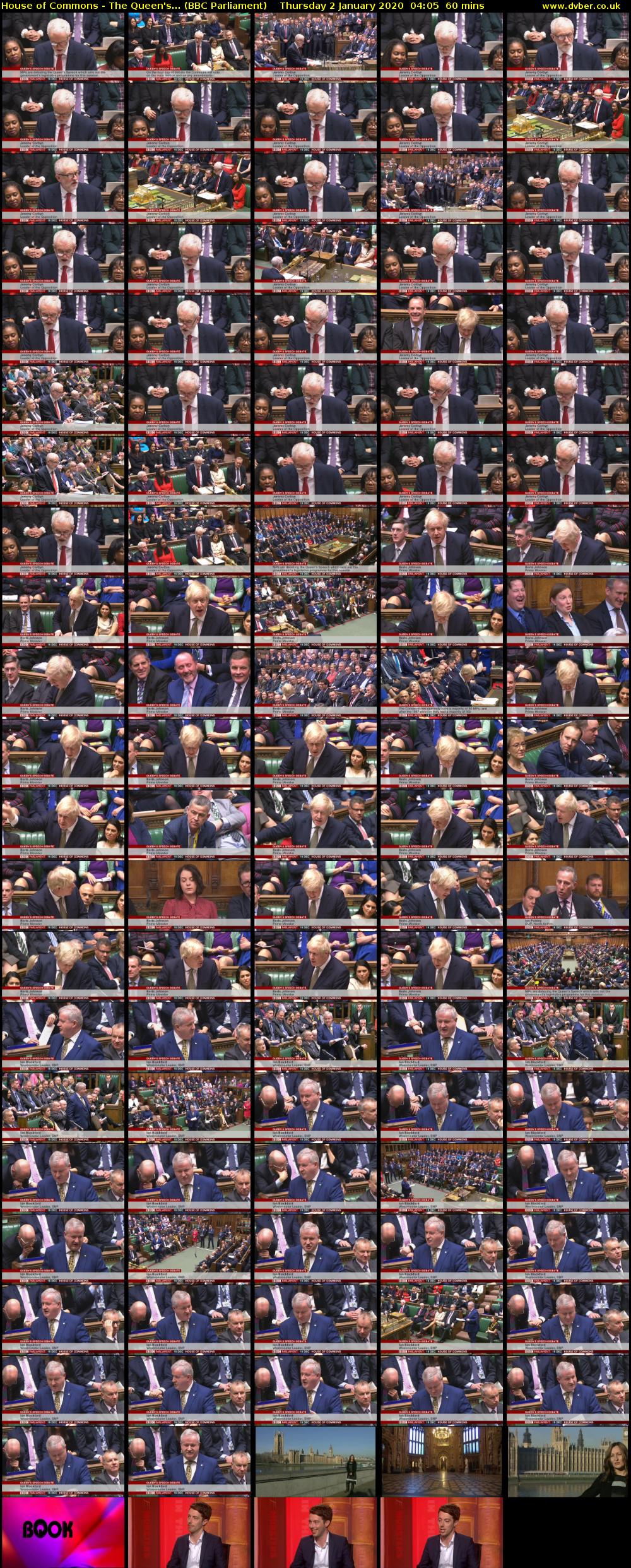 House of Commons - The Queen's... (BBC Parliament) Thursday 2 January 2020 04:05 - 05:05