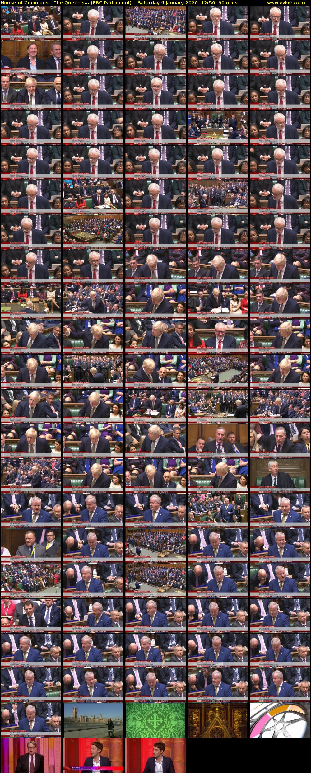 House of Commons - The Queen's... (BBC Parliament) Saturday 4 January 2020 12:50 - 13:50