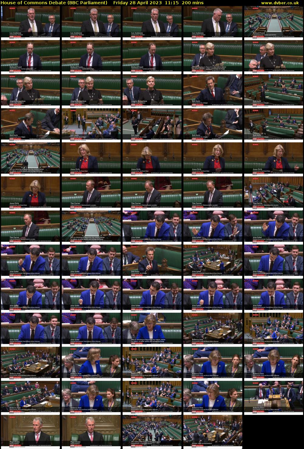 House of Commons Debate (BBC Parliament) Friday 28 April 2023 11:15 - 14:35