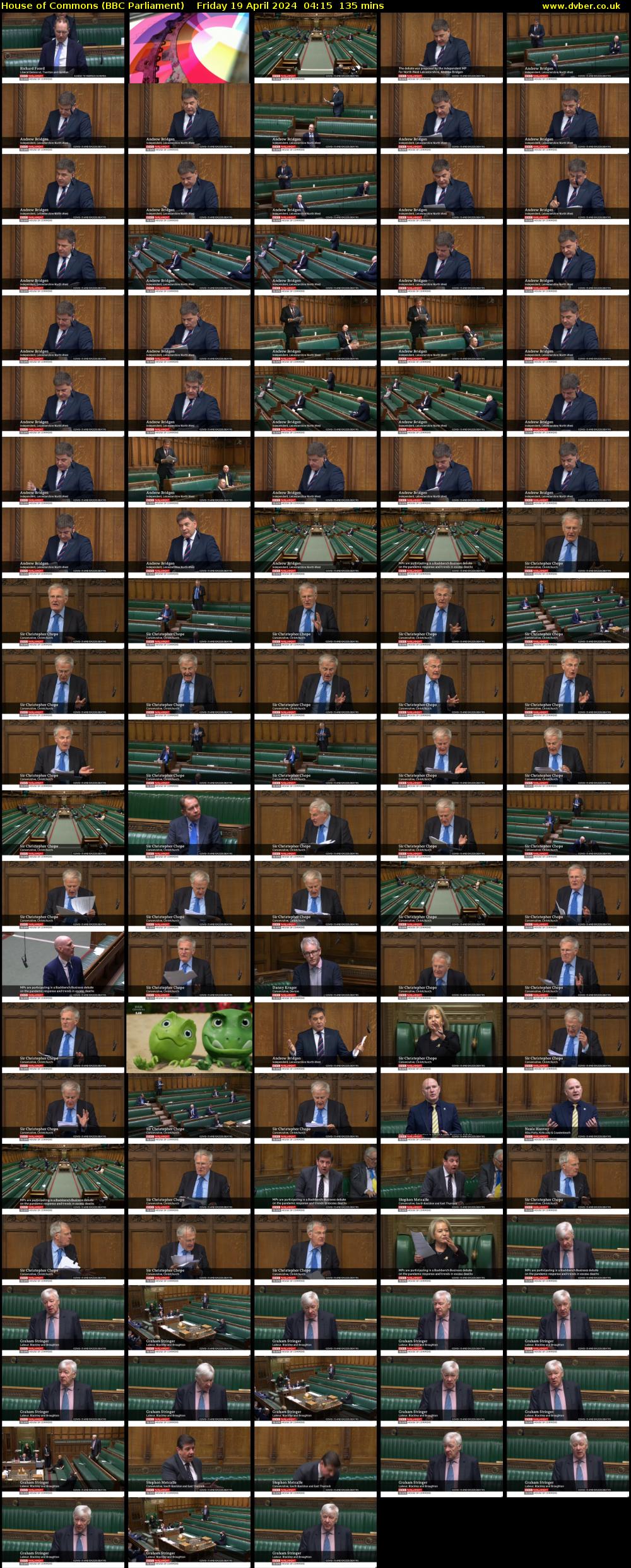 House of Commons (BBC Parliament) Friday 19 April 2024 04:15 - 06:30