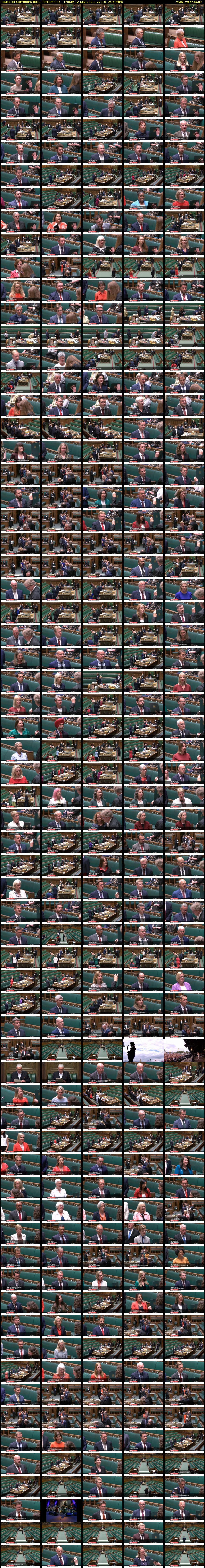 House of Commons (BBC Parliament) Friday 12 July 2024 22:15 - 01:40