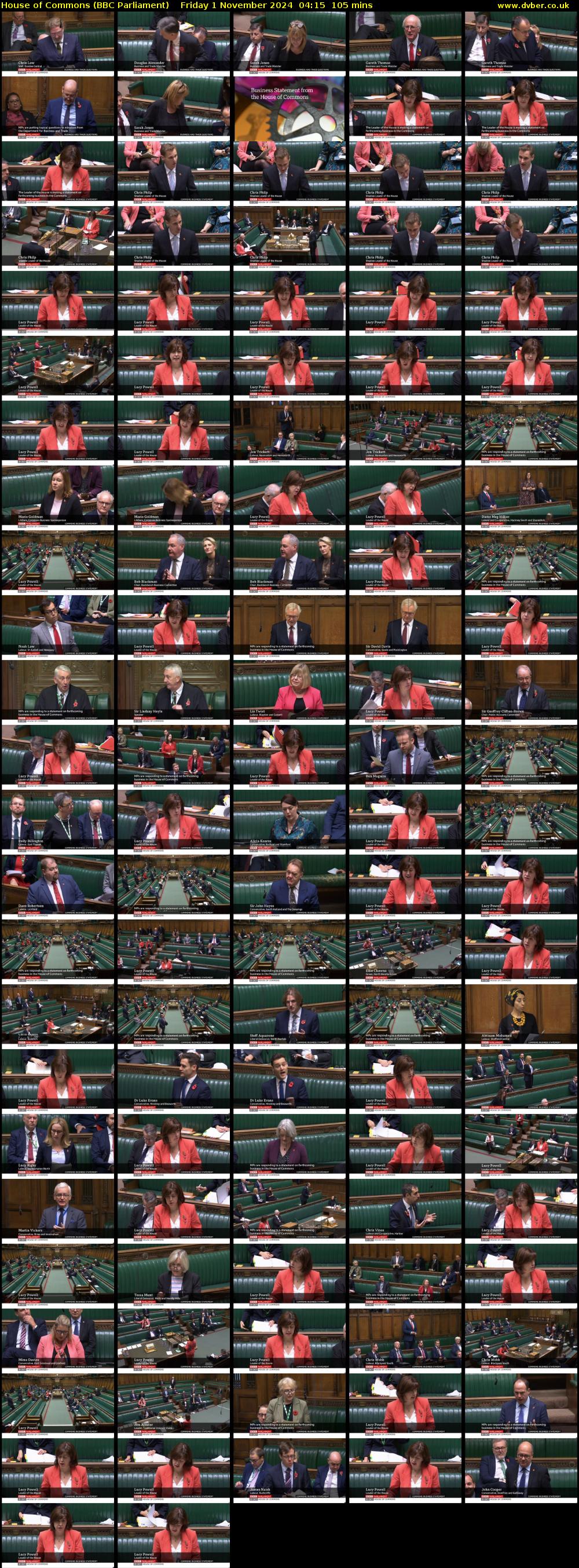 House of Commons (BBC Parliament) Friday 1 November 2024 04:15 - 06:00
