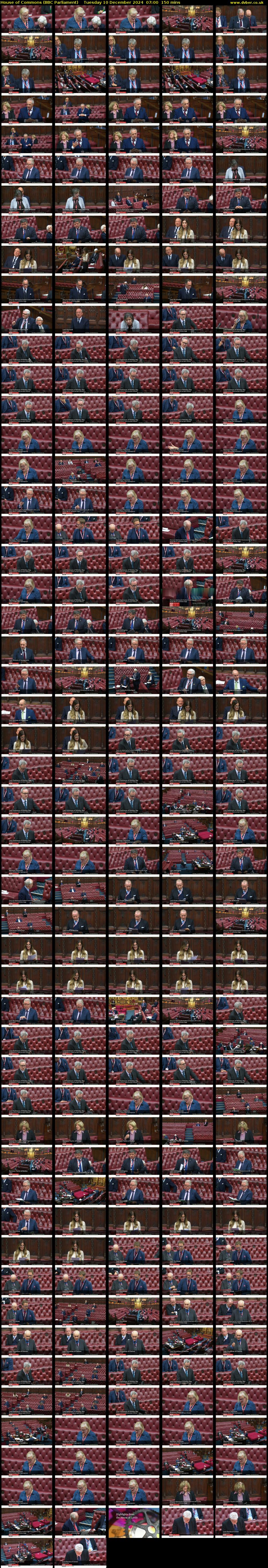 House of Commons (BBC Parliament) Tuesday 10 December 2024 07:00 - 09:30