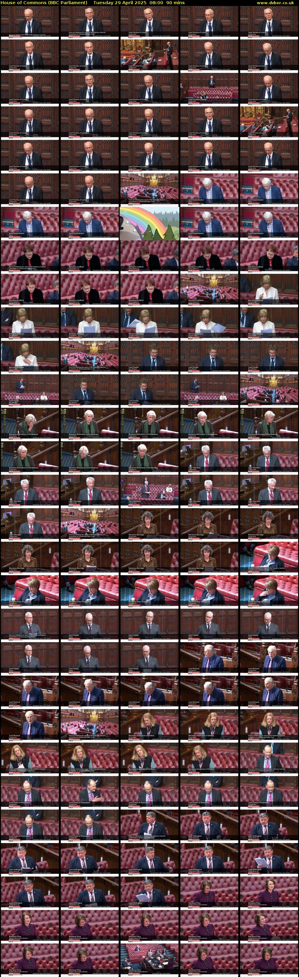 House of Commons (BBC Parliament) Tuesday 29 April 2025 08:00 - 09:30