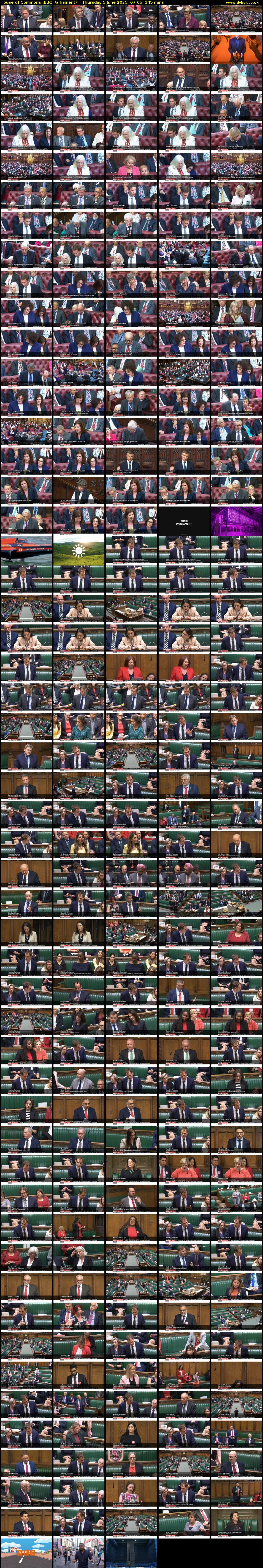 House of Commons (BBC Parliament) Thursday 5 June 2025 07:05 - 09:30