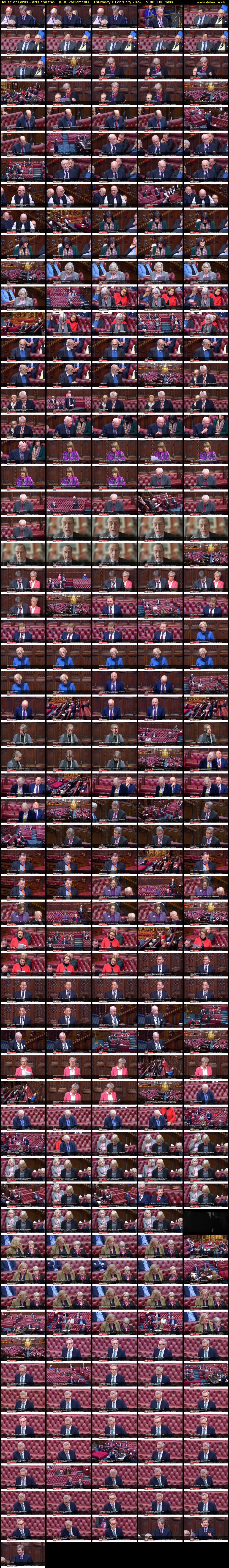 House of Lords - Arts and the... (BBC Parliament) Thursday 1 February 2024 19:00 - 22:00