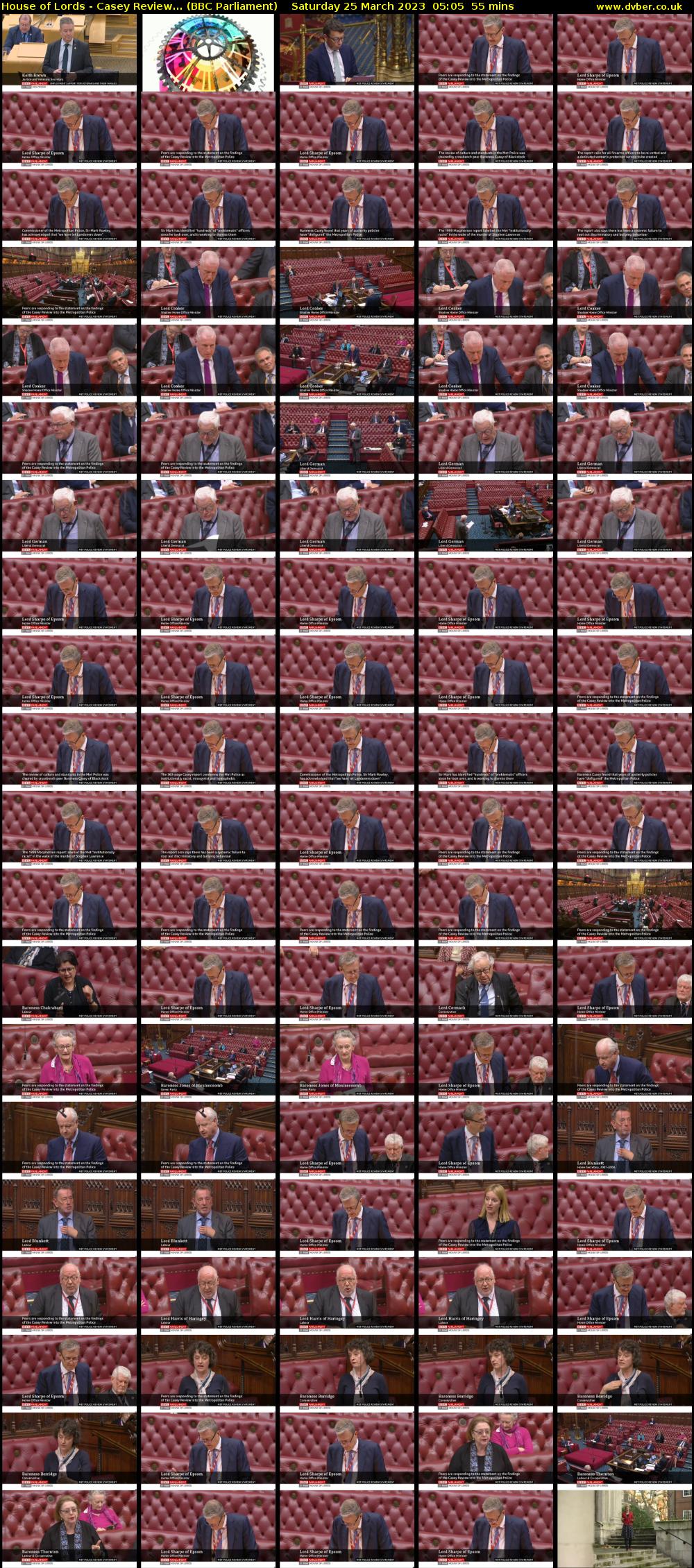 House of Lords - Casey Review... (BBC Parliament) Saturday 25 March 2023 05:05 - 06:00