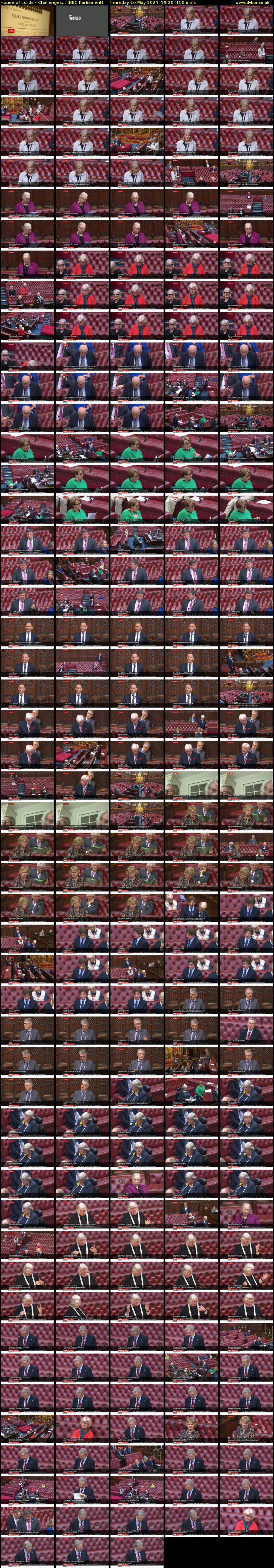 House of Lords - Challenges... (BBC Parliament) Thursday 16 May 2024 19:20 - 21:50