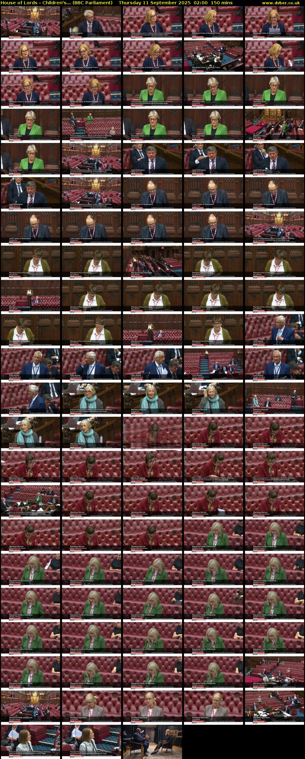 House of Lords - Children's... (BBC Parliament) Thursday 11 September 2025 02:00 - 04:30