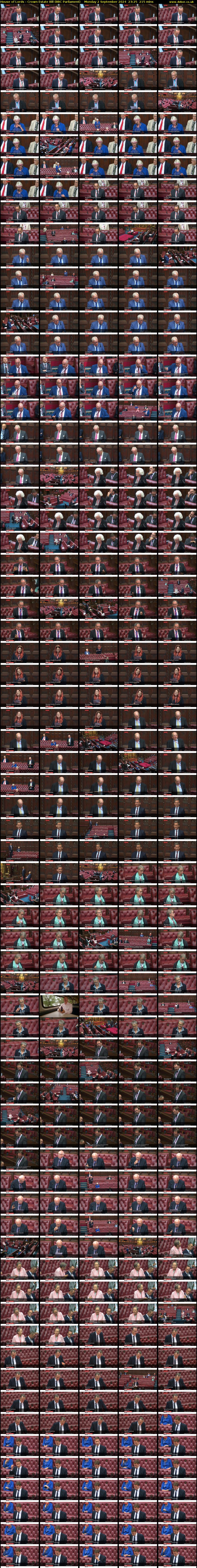 House of Lords - Crown Estate Bill (BBC Parliament) Monday 2 September 2024 23:25 - 03:00