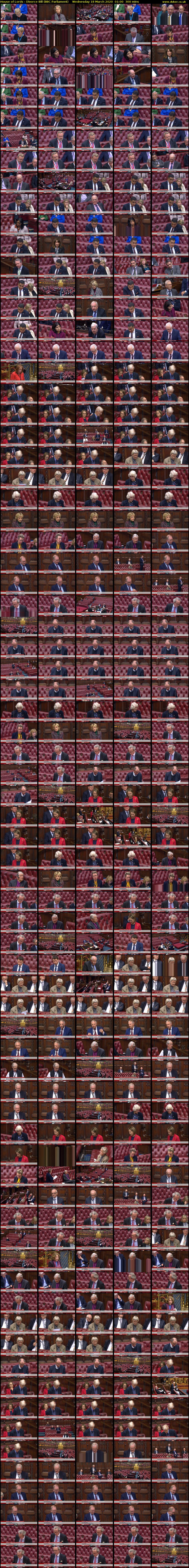House of Lords - Divorce Bill (BBC Parliament) Wednesday 18 March 2020 01:00 - 06:00