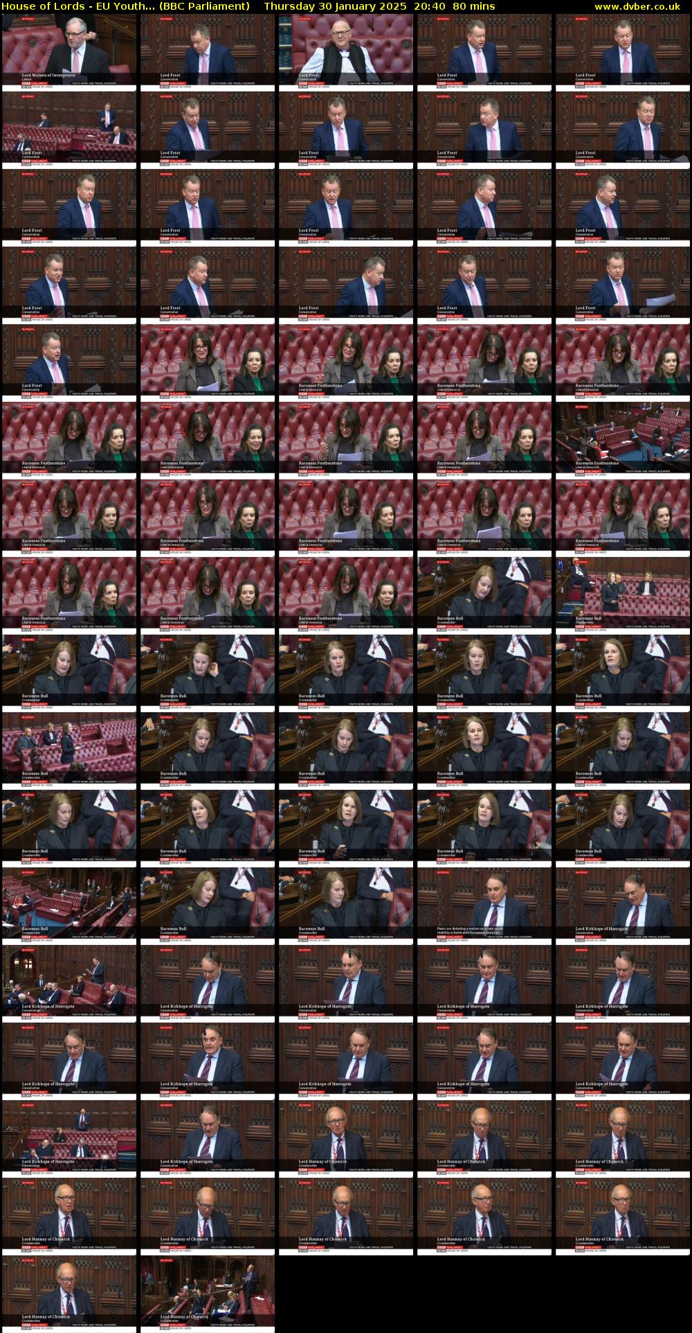House of Lords - EU Youth... (BBC Parliament) Thursday 30 January 2025 20:40 - 22:00