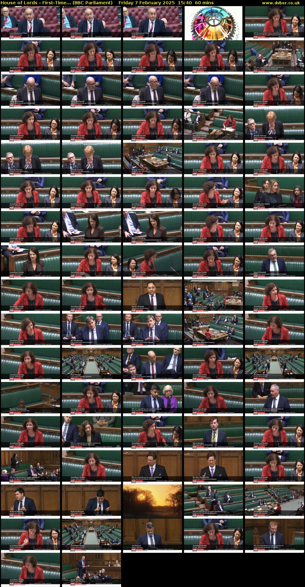 House of Lords - First-Time... (BBC Parliament) Friday 7 February 2025 15:40 - 16:40