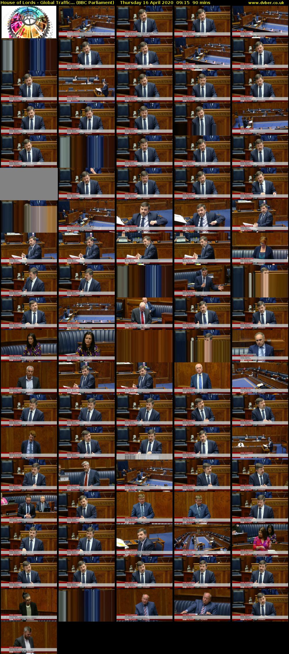 House of Lords - Global Traffic... (BBC Parliament) Thursday 16 April 2020 09:15 - 10:45