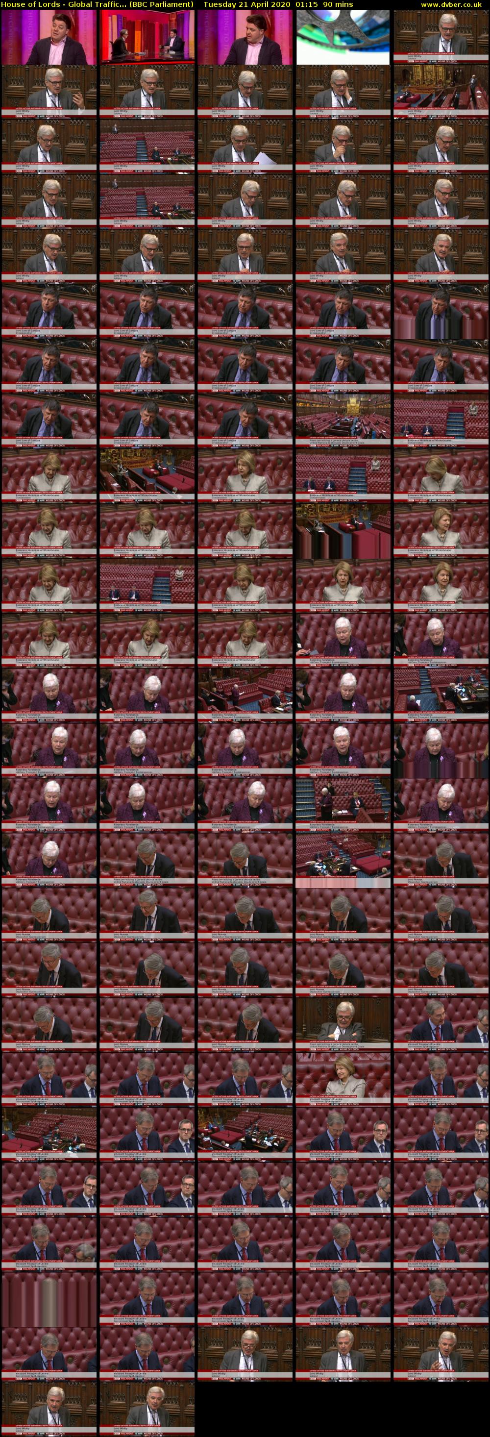 House of Lords - Global Traffic... (BBC Parliament) Tuesday 21 April 2020 01:15 - 02:45