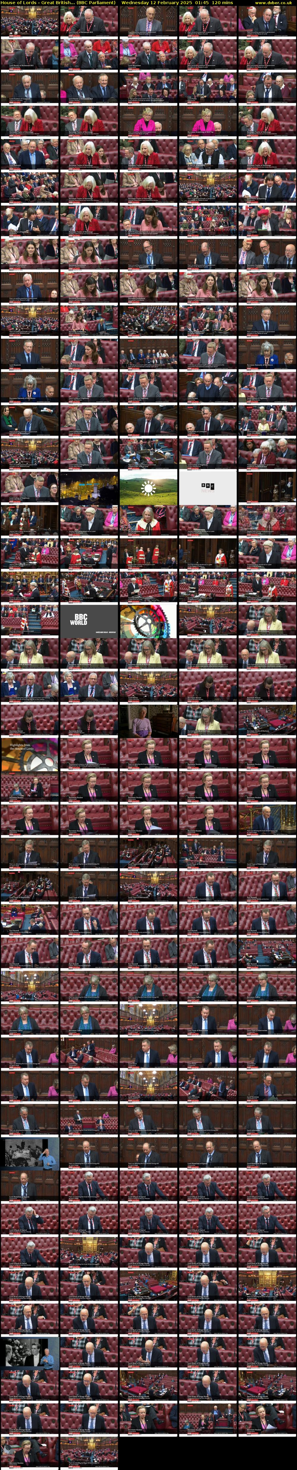 House of Lords - Great British... (BBC Parliament) Wednesday 12 February 2025 01:45 - 03:45