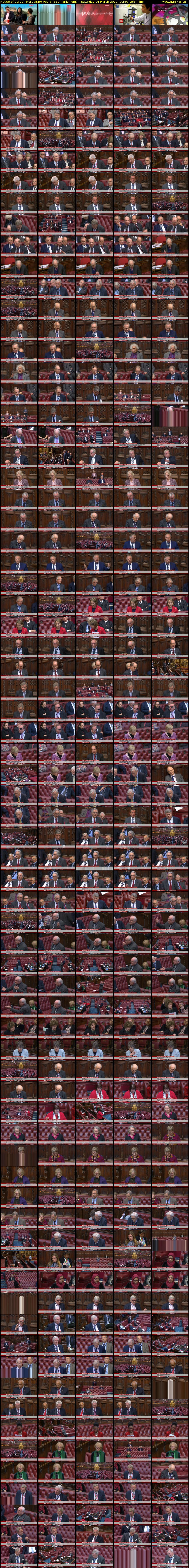 House of Lords - Hereditary Peers (BBC Parliament) Saturday 14 March 2020 00:50 - 05:15