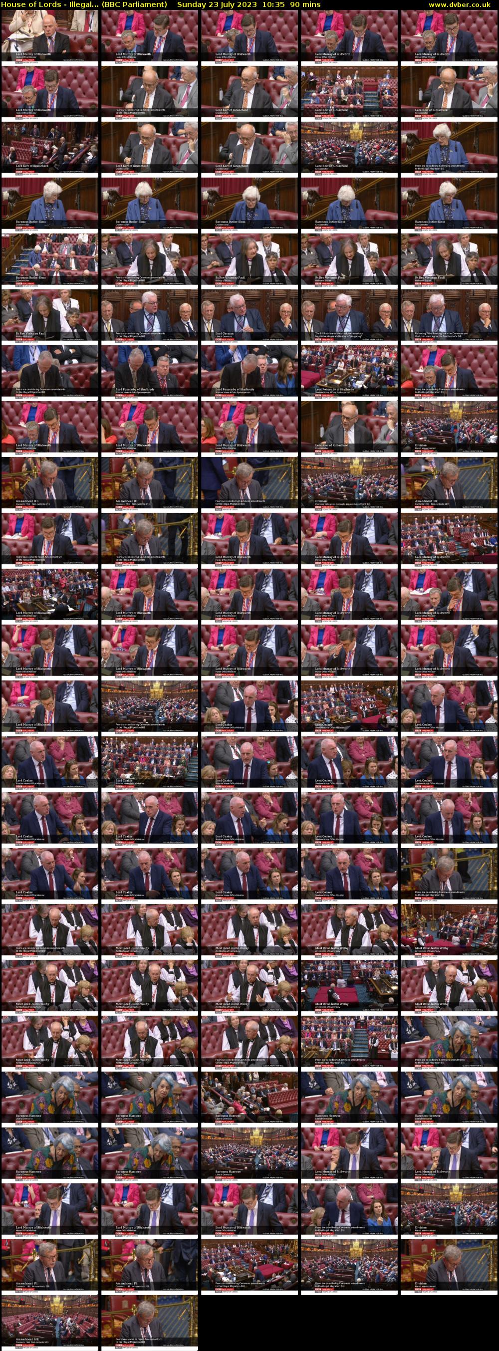 House of Lords - Illegal... (BBC Parliament) Sunday 23 July 2023 10:35 - 12:05