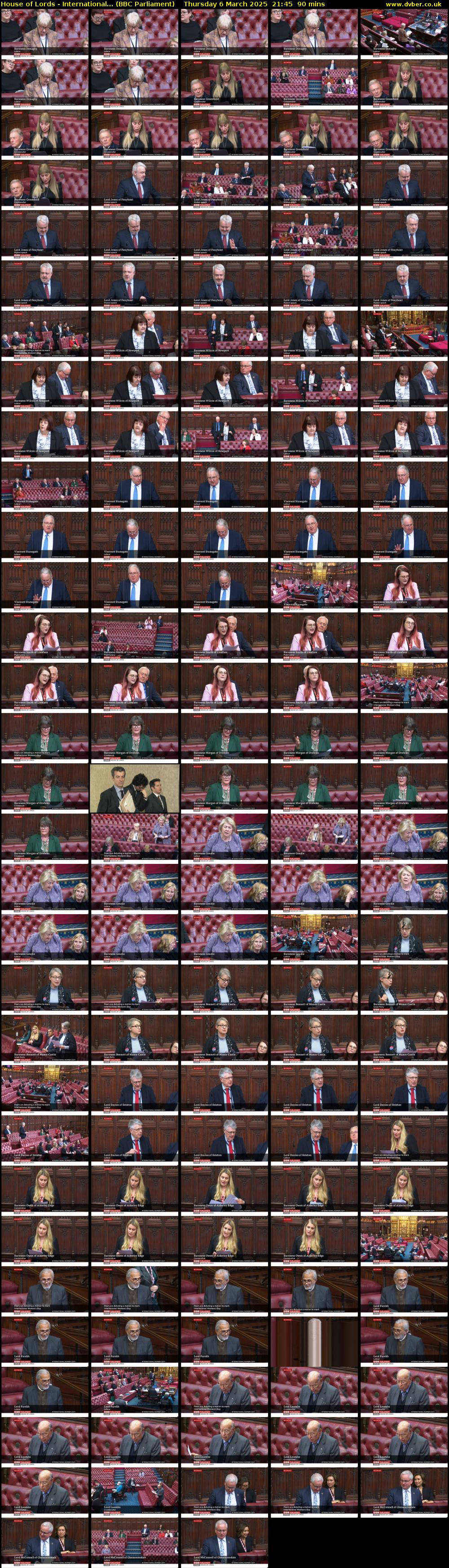 House of Lords - International... (BBC Parliament) Thursday 6 March 2025 21:45 - 23:15