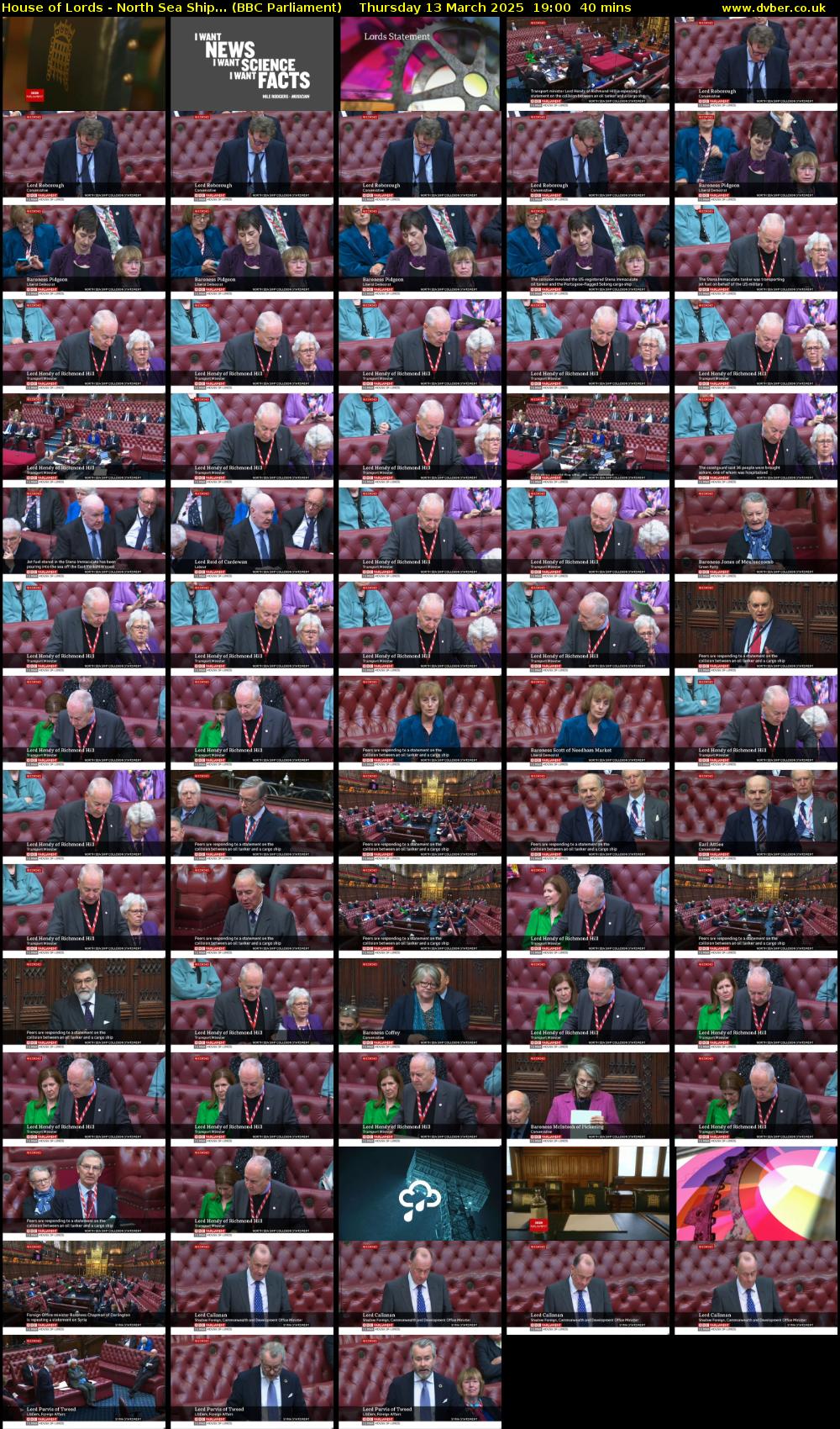 House of Lords - North Sea Ship... (BBC Parliament) Thursday 13 March 2025 19:00 - 19:40
