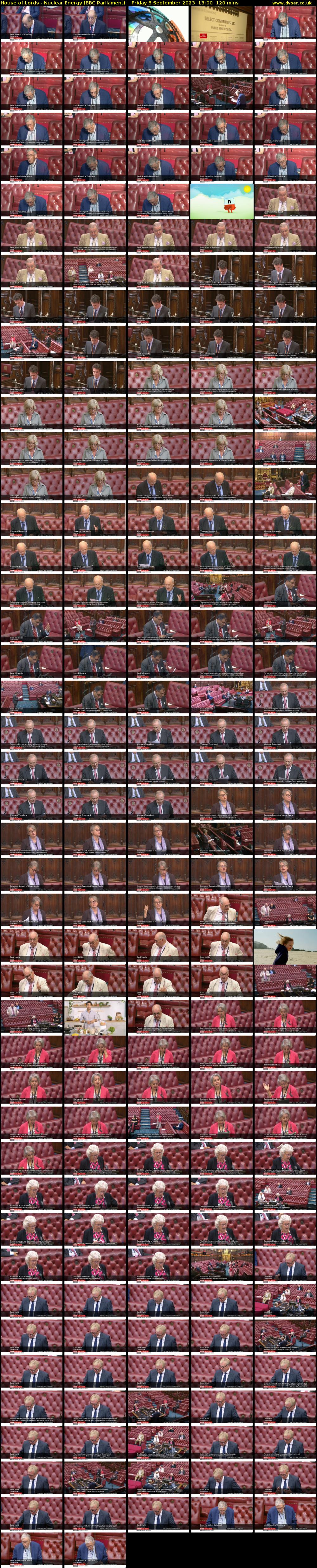 House of Lords - Nuclear Energy (BBC Parliament) Friday 8 September 2023 13:00 - 15:00