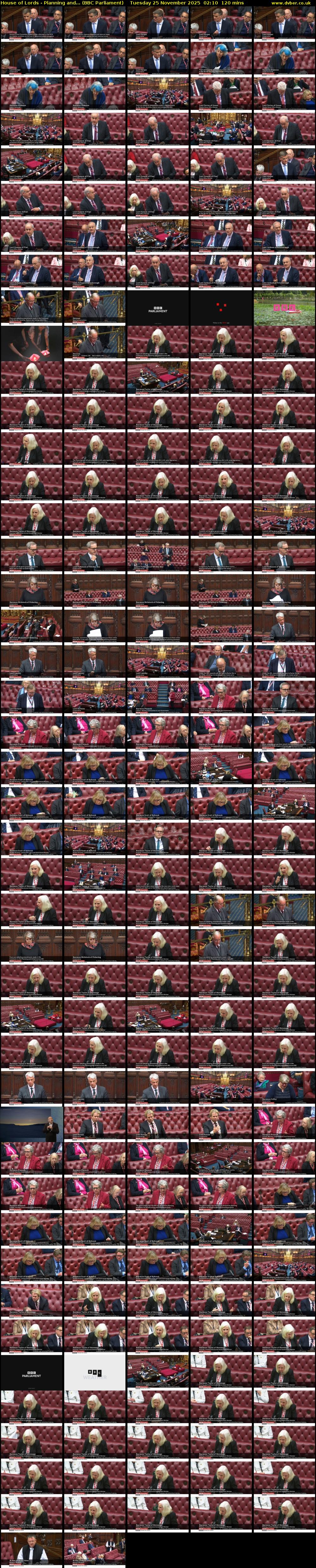 House of Lords - Planning and... (BBC Parliament) Tuesday 25 November 2025 02:10 - 04:10