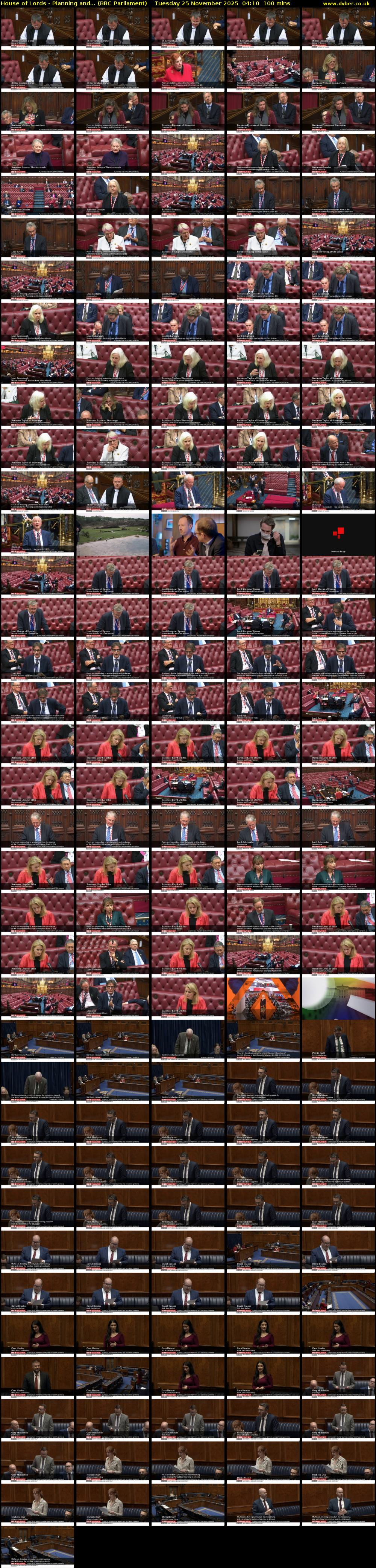 House of Lords - Planning and... (BBC Parliament) Tuesday 25 November 2025 04:10 - 05:50
