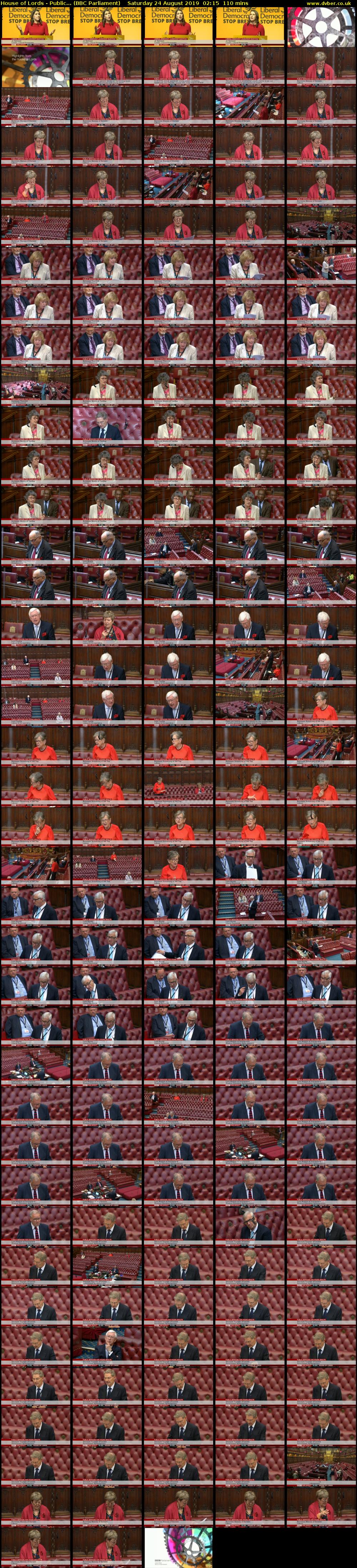 House of Lords - Public... (BBC Parliament) Saturday 24 August 2019 02:15 - 04:05