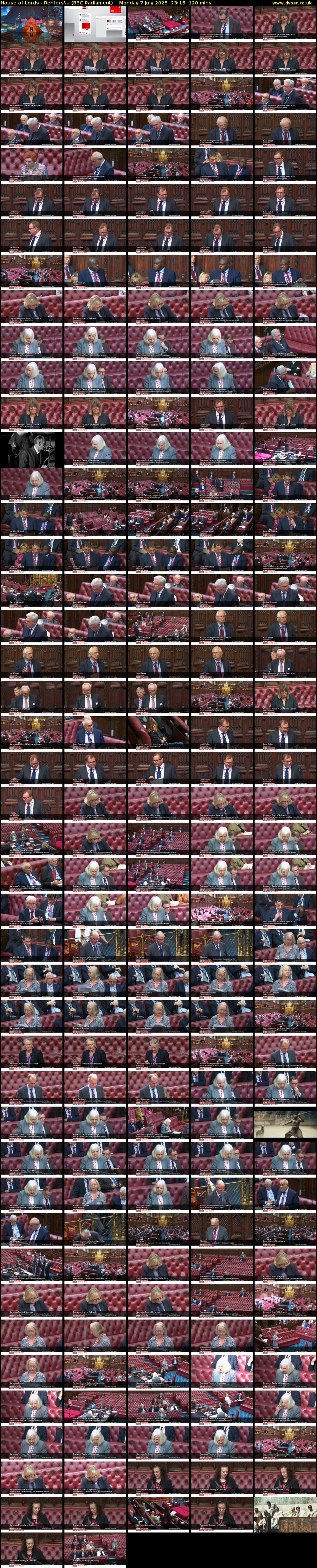 House of Lords - Renters'... (BBC Parliament) Monday 7 July 2025 23:15 - 01:15