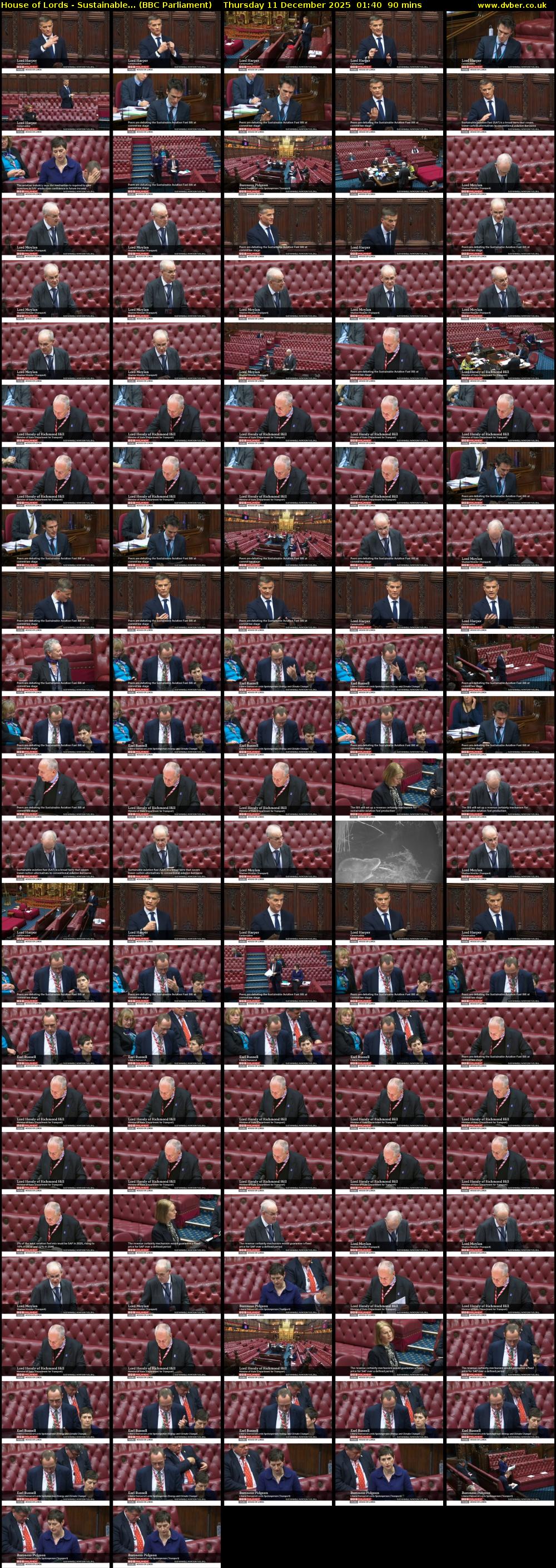 House of Lords - Sustainable... (BBC Parliament) Thursday 11 December 2025 01:40 - 03:10